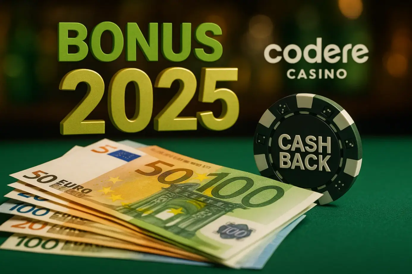 Бонусы в Codere Casino 2025 — фриспины, кешбэк